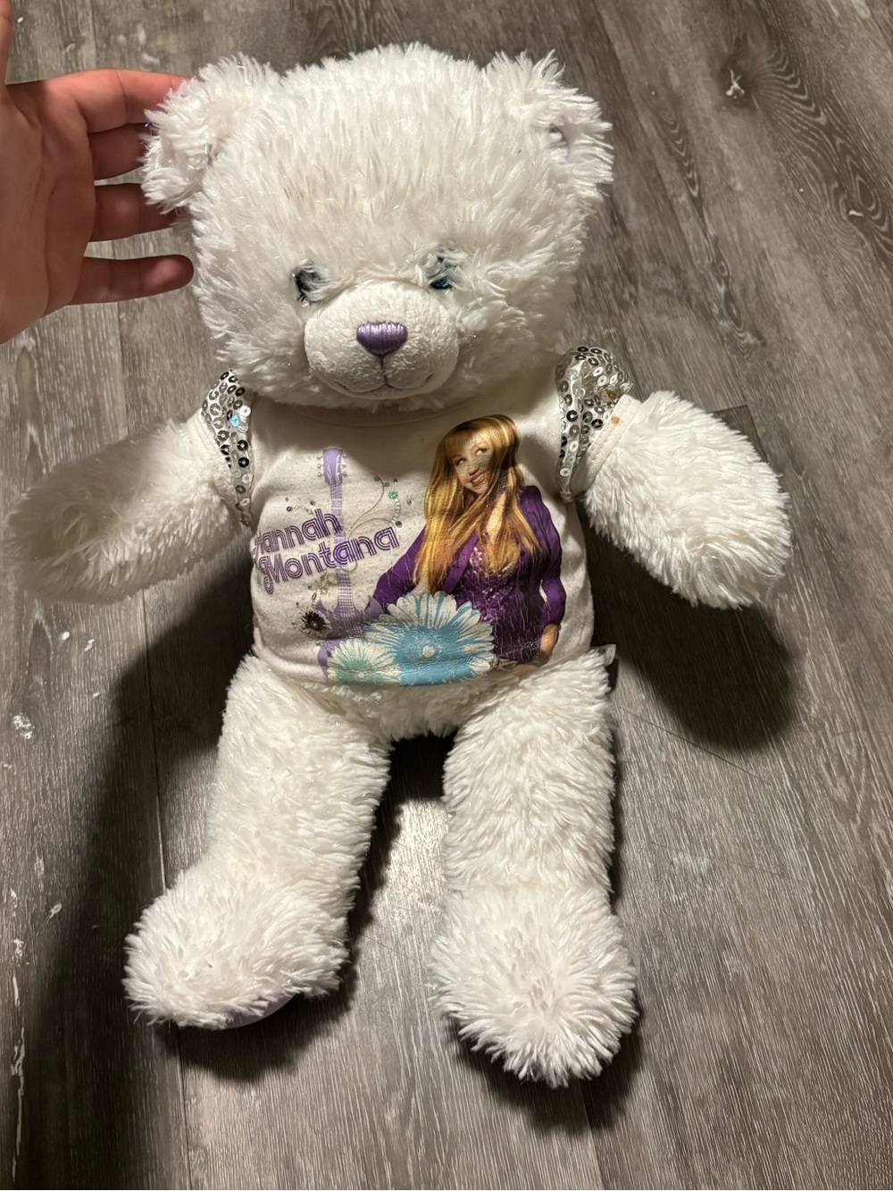 Build A Bear Workshop Hannah Montana White Bear With BAB Outfit